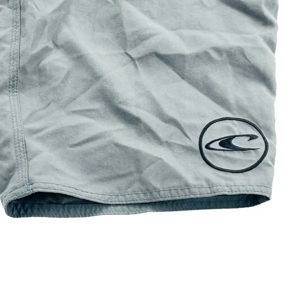 O’Neill Mens Board Shorts Gray Swimwear Size 29 (Measures 30+) 10226